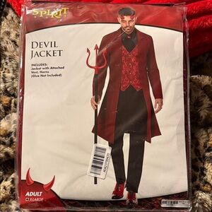 Spirit Red Devil Costume Jacket